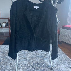 IRO Scoop Neck Textured Blazer